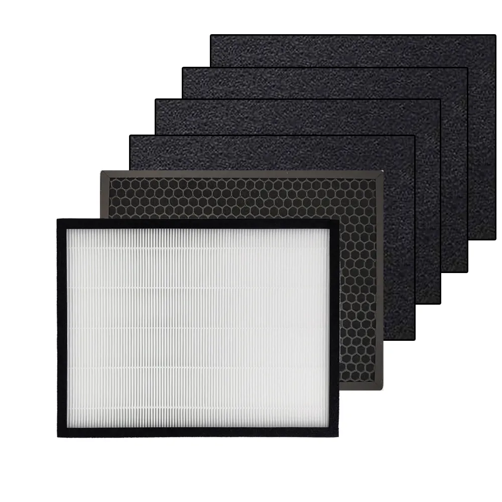 【RENZA】適用Opure 臻淨 A2 A3 A4 阿肥機 空氣清淨機(HEPA濾網+活性碳濾網 濾芯)