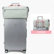 【西格傢飾】韓系春夏大容量旅行袋(防潑水 旅行包 行李袋 登機包 行李箱拉桿包)