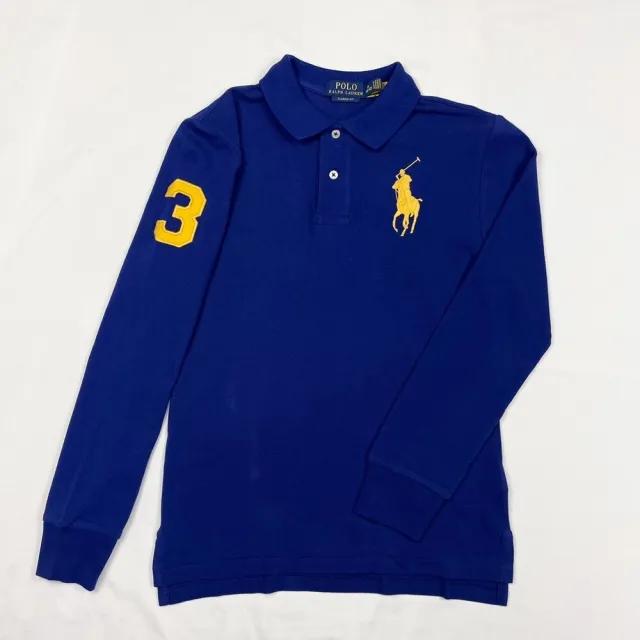 【RALPH LAUREN】Ralph Lauren 大馬 長袖 polo衫 青年版 長polo衫 純棉 刺繡logo polo(長袖)