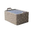 【Nil】牛津布提手收納筐 鋼架折疊衣物整理箱 衣櫃抽屜式儲物盒 收納盒(618大促)
