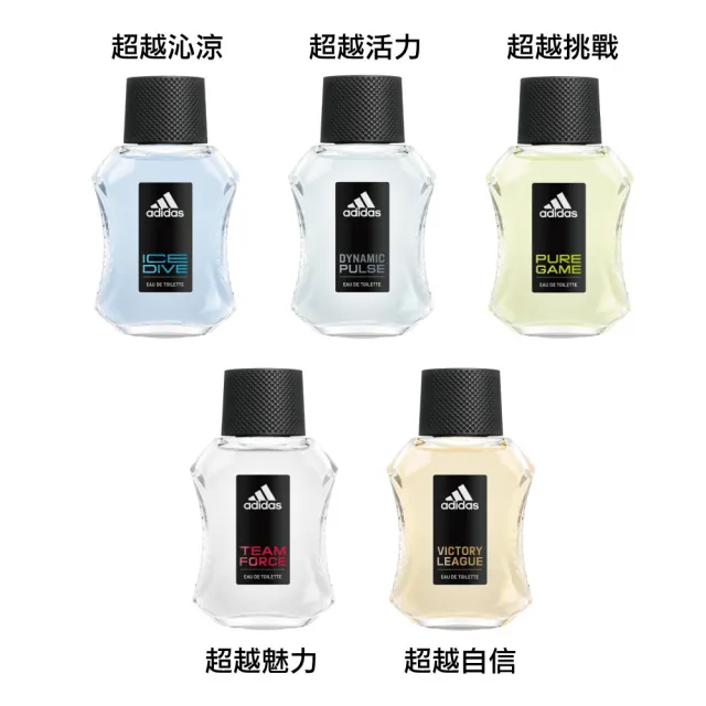 【adidas 愛迪達】男性淡香水 50ml(原廠公司貨)