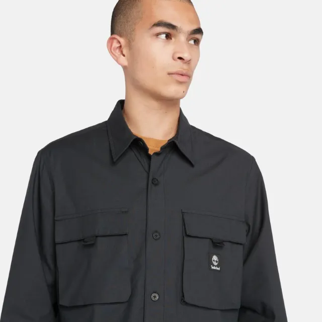 【Timberland】男款黑色 Outlast R 恆溫科技襯衫(A42XU001)
