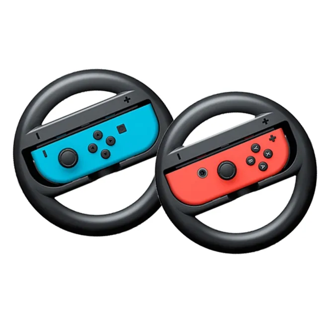 【Nintendo 任天堂】Switch瑪利歐賽車8豪華版+副廠方向盤(中文版)