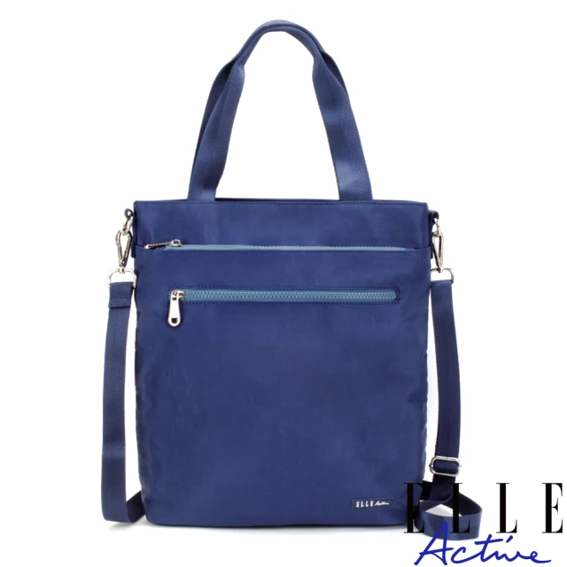 ELLE ACTIVE 活力隨行系列-後背包-大(黑色) 推