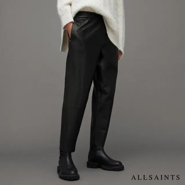 【ALLSAINTS】JEN 柔軟綿羊皮寬鬆舒適九分長褲 WL183Z(舒適版型)