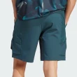 【adidas 愛迪達】M CE Q3 SHO 男款 湖水藍色 透氣 舒適 休閒 運動 短褲 IA3084