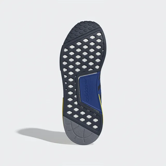 【adidas 愛迪達】慢跑鞋 男鞋 運動鞋 緩震 三葉草 NMD_R1 OR 黑藍 IF3509