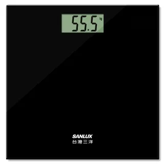 【SANLUX 台灣三洋】數位體重計-黑(SYES-301K)