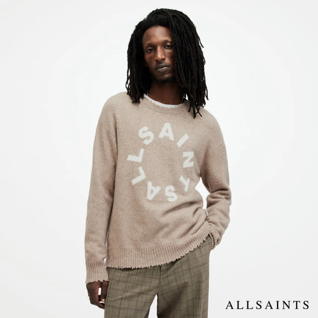 ALLSAINTS KANYON 寬鬆輕薄針織POLO衫(舒