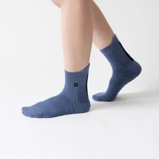 【WARX】二刀流運動中筒襪-雲霧藍(除臭襪/機能運動襪/足弓防護)