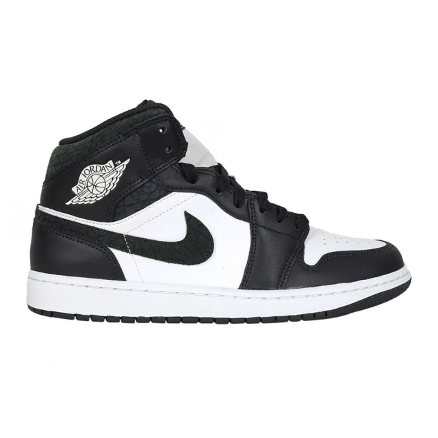 NIKE 耐吉NIKE 耐吉 AIR JORDAN 1 MID SE 男高筒運動休閒鞋-運動 慢跑 白黑深鐵灰(FB9911-001)