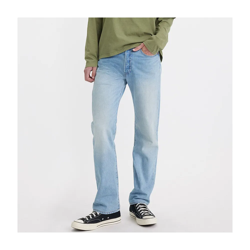 【LEVIS 官方旗艦】男款 501經典直筒牛仔褲 / 輕磅丹寧 人氣新品 00501-3524