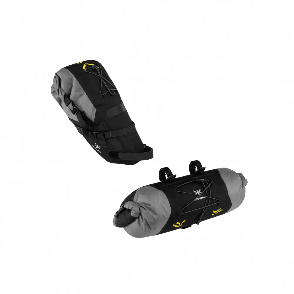 【Apidura】Backcountry全防水座墊包6L+Backcountry全防水手把包11L(B2AP-PBM-GY06LN+B2AP-BBM-GY11LN)