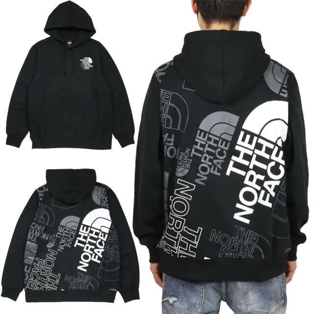 【The North Face】北臉 上衣 帽T 背後滿版 胸前小LOGO 大學T 多款(平輸品)