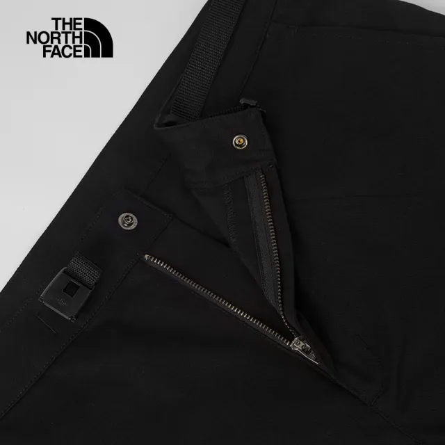 【The North Face 官方旗艦】北面男款黑色UPF防曬休閒褲｜81SMJK3(抗UV)