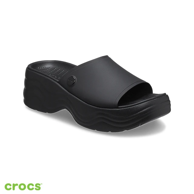 Crocs 女鞋 布魯克林涼拖鞋(208728-001) 推