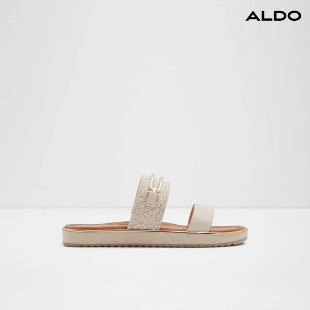 ALDOALDO LAGOON-夏日樸實元素涼拖鞋-女鞋(米白色)