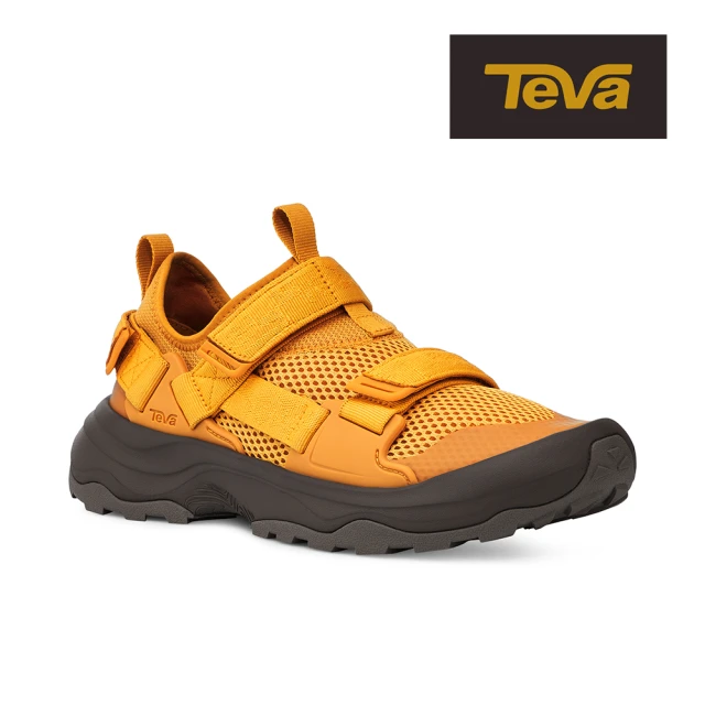 TEVA 男護趾涼鞋 水陸兩棲護趾運動涼鞋/雨鞋/水鞋 Outflow Universal 原廠(紋理向日葵-TV1141030TTSN)