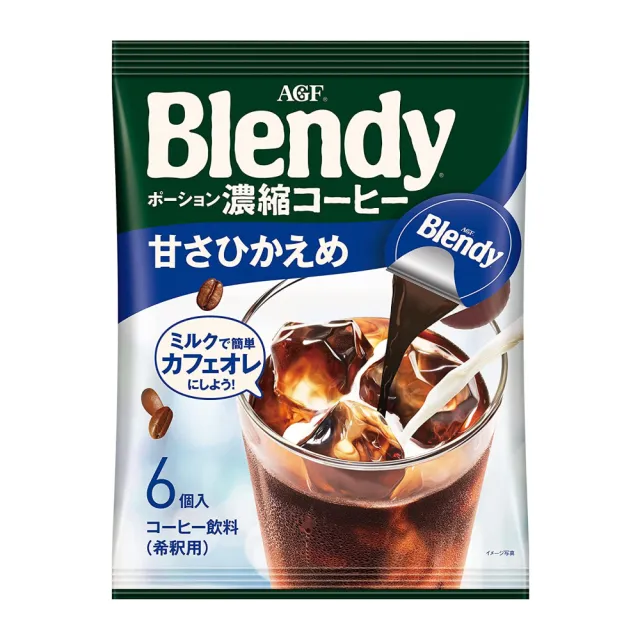 【AGF】濃縮咖啡球 微糖X12包 箱購(日本原裝 原箱出貨 每袋6顆 咖啡膠囊 咖啡 拿鐵 日本咖啡 咖啡球)