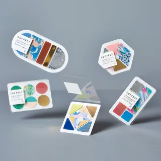 【KING JIM】HITOTOKI COFFRET 調色盤薄膜貼紙