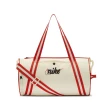 【NIKE 耐吉】旅行袋 Heritage Retro 象牙白 紅 復古 大空間 斜背包 手提包 健身包(DR6261-113)