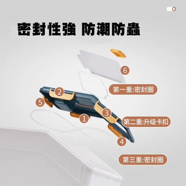 【bebehome】出清品  防潮密封儲存箱-十公斤(日式米缸 防潮密封米箱 寵物食品桶  防蟲儲米桶 )