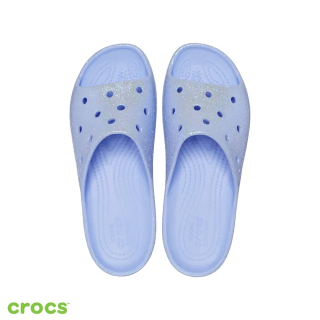 【Crocs】女鞋 閃耀經典雲朵涼拖(208233-5Q6)