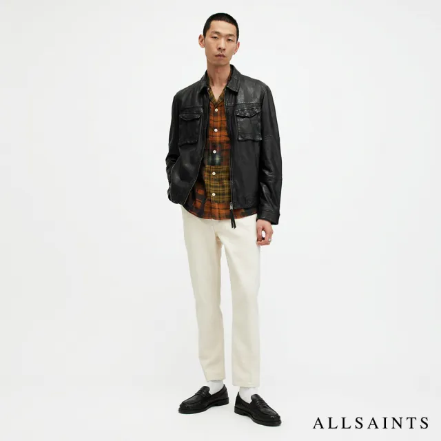 【ALLSAINTS】WHILBY 羊皮襯衫式外套皮衣 ML511Z(常規版型)