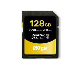 【Wise 裕拓】128GB SDXC UHS-II V90 高速記憶卡(公司貨)
