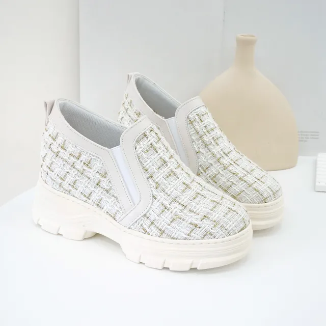 【MATERIAL 瑪特麗歐】女鞋 MIT拼接布面輕量增高底老爹鞋 T53021(老爹鞋)