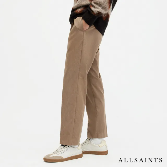 【ALLSAINTS】SANTEE 摩登輕薄中腰西裝長褲(直筒版型)