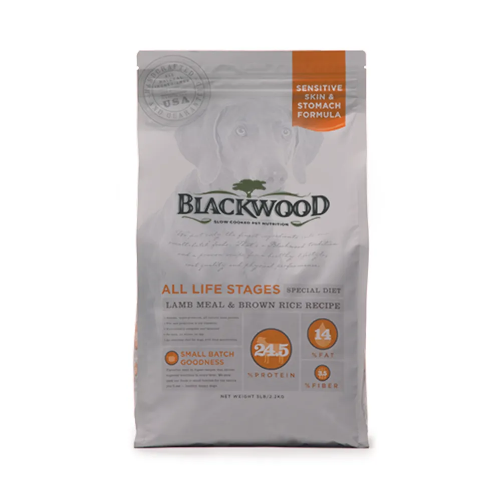 【BLACKWOOD 柏萊富】功能性全齡護膚亮毛配方-羊肉+糙米(15lb/6.8kg)