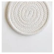 【La Vie】日式簡約手工圓形針織餐墊隔熱墊(18cm /2入一組)
