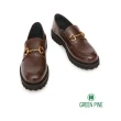 【GREEN PINE】復古女紳鬆高厚底鞋咖色(00852191)
