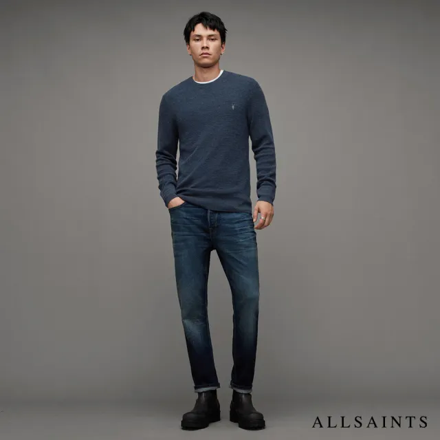 【ALLSAINTS】IVAR 美麗諾羊毛公羊頭骨針織上衣 MK034P(常規版型)