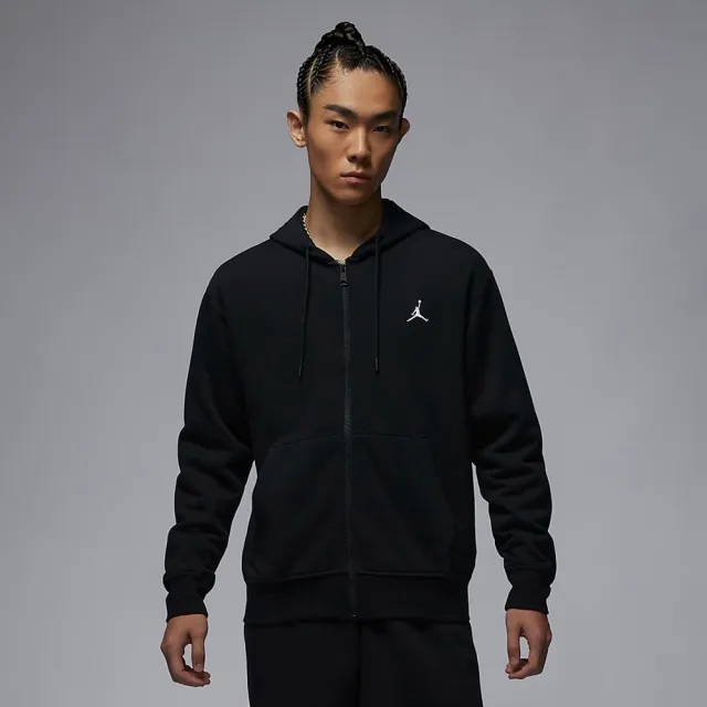 NIKE 耐吉】AS M J ESS FLC FZ HOODIE LB 黑喬丹外套男款拉鍊外套