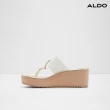 【ALDO】MAESLLAN-經典金屬釦環夾腳拖鞋 -女鞋(黑色)