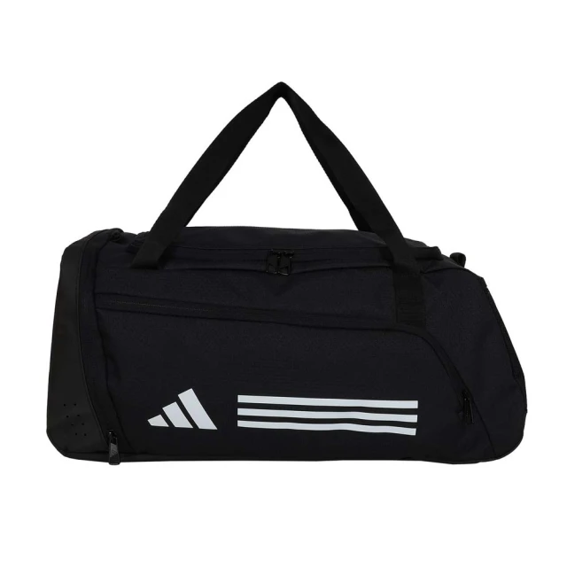 【adidas 愛迪達】中型旅行袋-側背包 裝備袋 手提包 肩背包 愛迪達 黑白(IP9862)