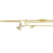 【Louis Vuitton 路易威登】M00596 經典Monogram花卉吊飾LV Iconic系列可調節飾品項鏈(金色)