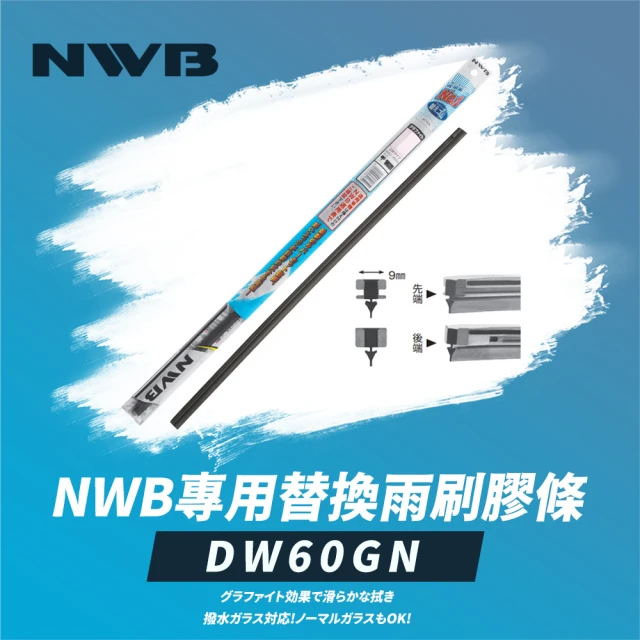 NWBNWB 專用替換雨刷膠條24吋(DW60GN)