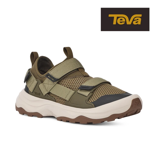 TEVA 男護趾涼鞋 水陸兩棲護趾運動涼鞋/雨鞋/水鞋 Outflow Universal 原廠(深橄欖-TV1136311DOL)