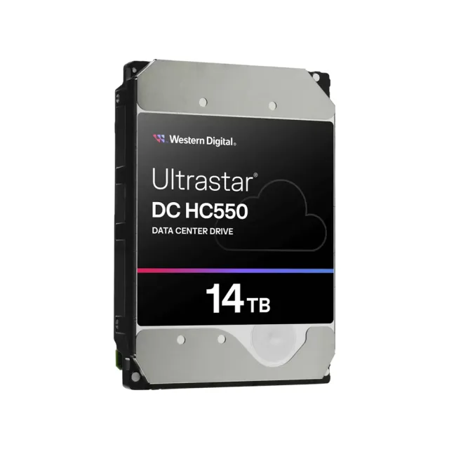 【WD 威騰】Ultrastar DC HC550 14TB 3.5吋企業級硬碟(0F38581)