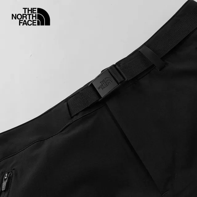 【The North Face 官方旗艦】北面女款黑色吸濕排汗涼感縮口褲｜87UUJK3