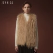【JESSICA】高雅華麗百搭保暖皮草背心J35901
