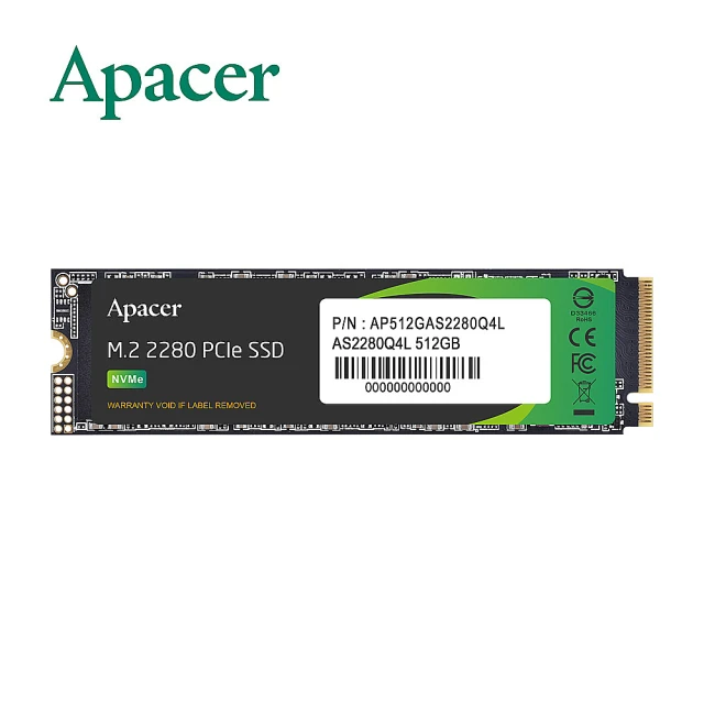 Apacer 宇瞻 AS350X 512GB 2.5吋 SA