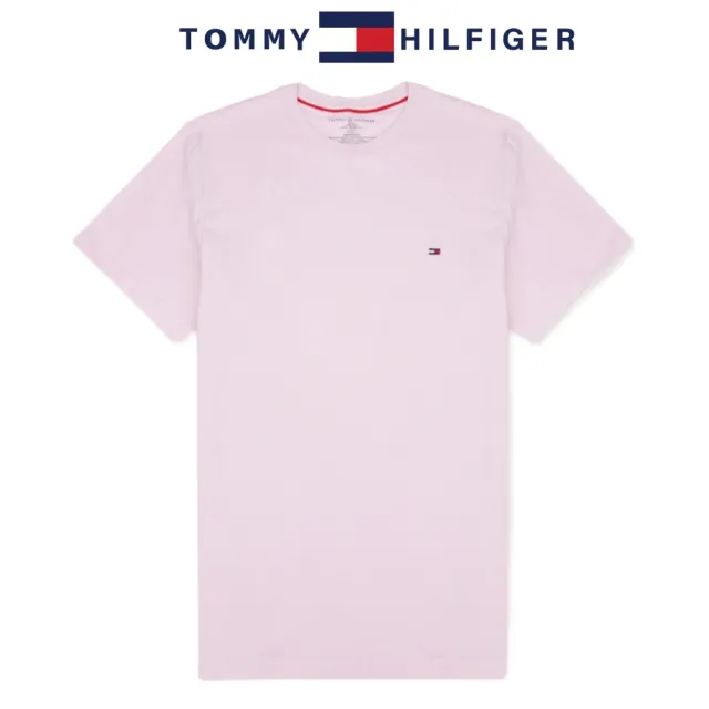 【Tommy Hilfiger】經典刺繡小LOGO 簡約休閒棉質 短袖T恤(進口平輸品)
