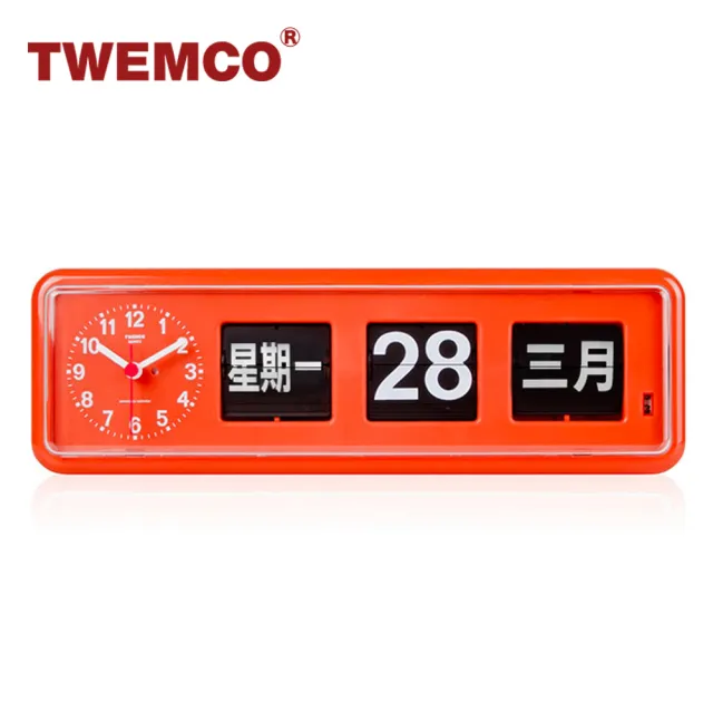 【TWEMCO】BQ-38 翻頁鐘 中文萬年曆 桌放 壁掛(共5色)