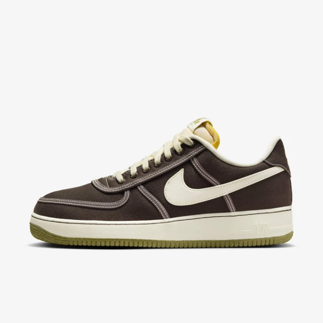 NIKE 耐吉NIKE 耐吉 Air Force 1 07 PRM 男 休閒鞋 運動 經典 AF1 帆布 咖啡(CI9349-201)