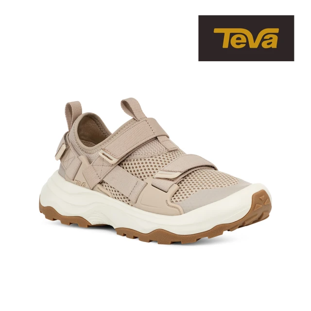 TEVA 女護趾涼鞋 水陸兩棲護趾運動涼鞋/雨鞋/水鞋 Outflow Universal 原廠(樺木/羽毛灰-TV1136310BFGY)