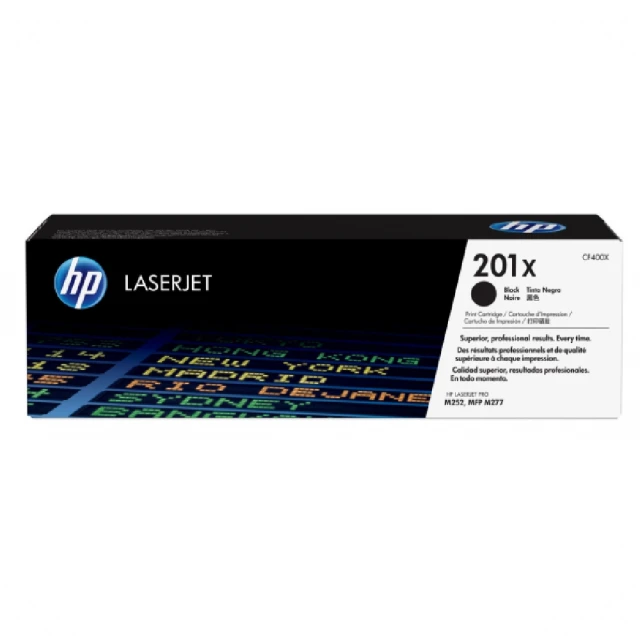 HP 惠普 LaserJet 201X 黑色高容量碳粉匣(CF400X)